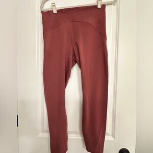 Lululemon Athletica  Instill Red Leggings